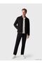 Southblue Black Shirt Collar Men's Jacket - 2