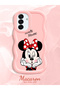 Samsung Galaxy A17 Compatible Case Camera Protective Pink Silicone Couple Phone Case Cute Pattern - 2