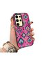 Samsung Galaxy S24 Ultra Compatible Hard Acrylic Back Silicone Edge Lens Protection Case