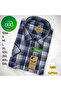 Men's Double Pocket Short Sleeve Comfortable Fit Cotton Shirt Plus Size S-5Xl - 2