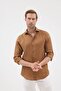 Italian Collar 100% Linen Comfort Fit Men's Shirt - 2