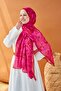 Riva Shawl Tencel Floral Dark Pink