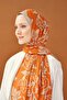 Riva Shawl Tencel Floral Orange - 4