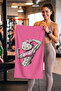 Hello Kitty 45X90 Gym Towel |   Cotton Printed Towel for Professional Athletes