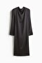 Cowl-neck satin dress - 6