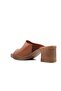 45254 Genuine Leather Tan Women's Slippers - 4