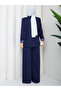 Tesettür Molded Sleeve Detail Premium Jacket and Pants Set - 7