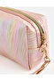 Women Pink Embellished Cosmetic Bag - 2