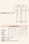 Women's Blue / Ecru Patterned Knitwear Look Regular Fit Crew Neck Buttoned Short Sleeve Cardigan Romilly - 7