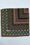 Women's Light Brown Green Ethnic Patterned Stitched Writing - 2