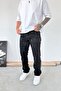 Black Premium Laser Printed Baggy Pants - 2