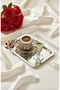 Elegante Noir, Bacche Rosso Kulp Patterned Chrome Presentation Promise Engagement Tray, 22X16Cm - 3