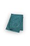 Ethnic Patterned Green Twill Silk 90X90 Scarf - 2