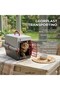 Transportino Pet Carrier – Durable Plastic Travel Crate for Cats & Small Dogs (50x33x32cm, Up to 10kg) | Ventilated Pet Transport Box with Strong Handle for Safe Travel - 2