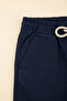 Boys' Woven Jogger Pants with Elastic Waist and Tie Detail - 2