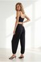 Women's Black Thick Waistband Modal Viscose Shalwar Trousers Pnt-19000417 - 5
