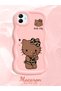 Samsung Galaxy M13 Compatible Case Camera Protector Pink Silicone Couple Phone Case Kitty Pattern - 2
