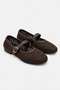 Women's Buckle-Ballet Shoes Straw Shoes Knitted Patterned Daily Summer Ballet Flats - 4