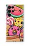Samsung Galaxy S23 Ultra Compatible Printed Transparent Phone Case |   Collection: Snacktoon Delight
