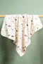 Soft Cotton Baby Blanket - Cute Park and Animal Pattern - Unisex Newborn Blanket - 6