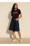 Cotton T-shirt with Slogan Print - 3