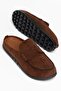 Irene Women's Brown Suede Poly Sole Detailed Slippers