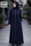 Samara New Season Buhara Fabric Parduse Full Length with Fermanli Pocket - 3