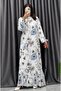 Floral Chiffon Dress - 3