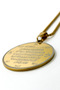 3.5 cm Plate Gold Color Double Sided Celcelutiye Vefki Embroidered 60 cm Thick Doc Chain 316L Stainless Steel Necklace - 5