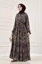 Beli Tunnel Viscose Esra Dress-Gray - 3