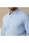 Men Slim Fit Collared Textured Long Sleeves Shirt - 4