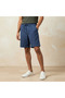 Men Regular Fit Bermuda Shorts Cotton