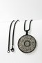 3 cm Plate Black Color Double Sided Inshirah Sura & Tasawufi Holy Written 60 cm Thick Doc Chain 316L Stainless Steel Necklace - 5