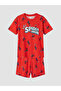 Lcw Kids Red Spider-Man Printed Boys' Shorts Pajama Set - 2