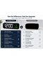 Digital LED Wall Clock - Large Display Electronic Clock with Time, Date & Temperature Display, Modern LED Wall Mounted Clock for Home, Office & Bedroom - 4