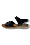 S-414-26 Genuine Leather Cross Strap Anatomical Women's Sandals - 3
