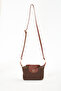 Giza Satin Small Size Women's Brown Shoulder Bag - 2