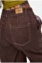 Women's Brown 1W6-16 Jogger Ballon Fit Loose Fit Denim Jeans - 6