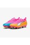 Ultra 6 Play Fg/Ag Kids Pink Turf Football Shoes - 2