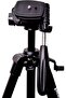 2234 Professional Aluminium Alloy Tripod Stand - 3-Way Swivel Pan Head for All DSLR Cameras + Cellphone Holder & Remote Control - Upto 5.2 Feets Max Height - 3