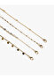 Set of 4 Chain Bracelets - 3