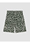 Nevavm Women's Patterned Shorts with Elastic Waist - 5