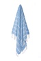 Striped Peshtemal |   Cotton - Natural Fringed |   Beach, Pool, Spa, Sauna, Sports, Travel Towel - 5