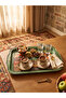 Zera Istanbul Collection Metal Presentation Tray |   Decorative Serving and Coffee Tray - 4
