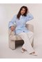 Women's Belted Wide-Sleeve Poplin Shirt - 4