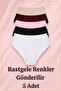 100% Cotton High Waist Women's Underwear 5-Pack - 3
