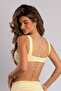 Seamless Fabric Yellow Sports Bra with Removable Pads Scoop Sport Bra - 6