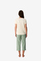 Women Golden Hour Short Sleeve Capri Light Green Pyjama Set - 5