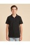 Senior Boy Black Stripe Polo T Shirt
