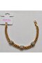 Xuping Vip Quality Antiallergic Cube Square Zircon Stone Gourmet Chain Rose Gold Bracelet